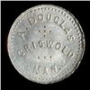 Image 1 : Manitoba Shave Token, A. Douglas, Griswold, MB