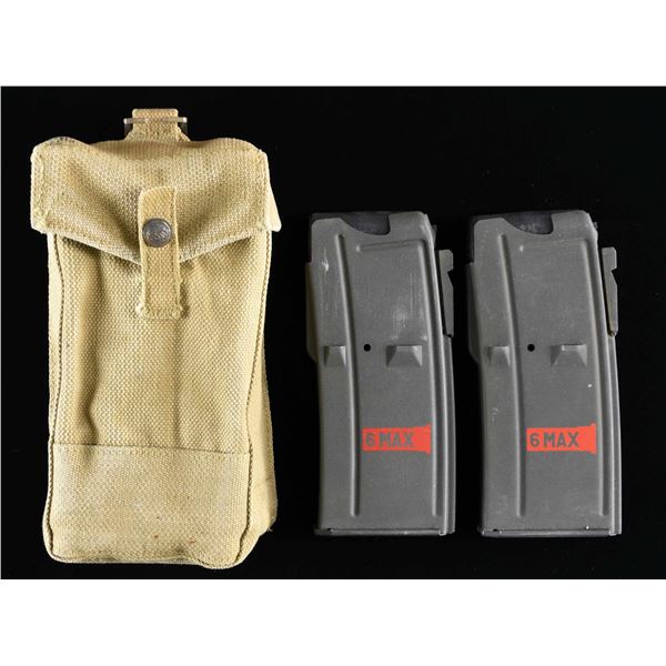 LOT OF 2 SPAS-15 6-ROUND MAGAZINES.