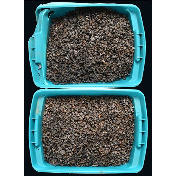 TWO TUBS OF 7.62 NATO LINKS FOR M60 MG.