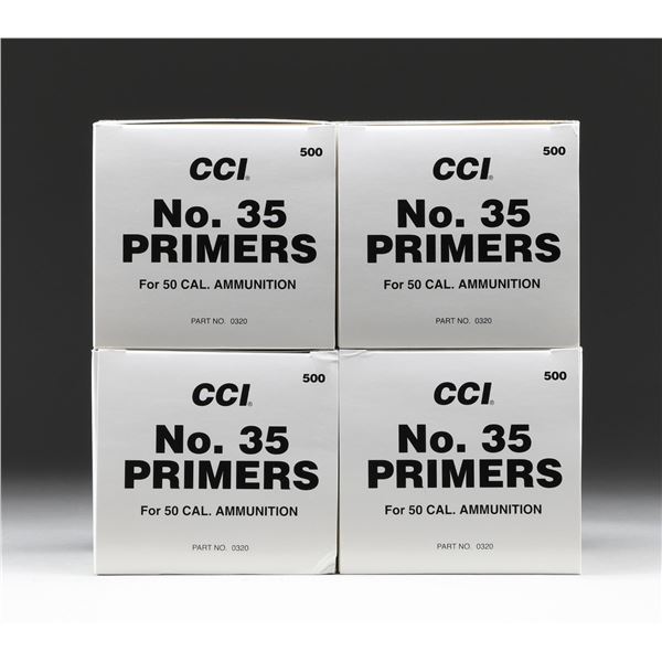 2,000 CCI No. 35 PRIMERS FOR 50 BMG.
