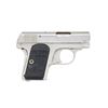 Image 2 : COLT 1908 VEST POCKET NICKEL FINISHED PISTOL.