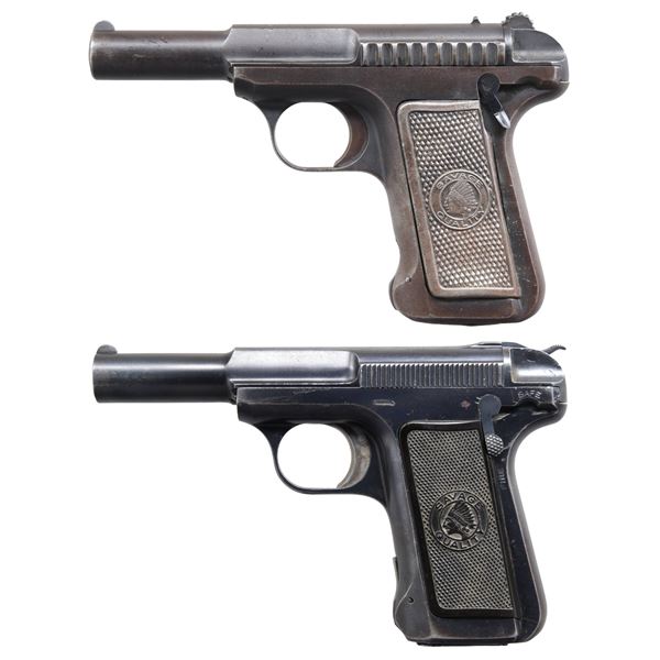 LOT OF TWO SAVAGE PISTOLS.