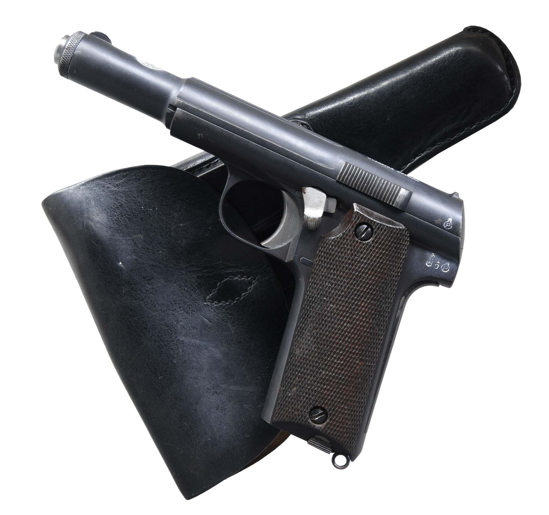 SPANISH ASTRA MODEL 600 SEMI AUTOMATIC PISTOL WITH spanish-astra-model-600-semi-automatic-pistol-with