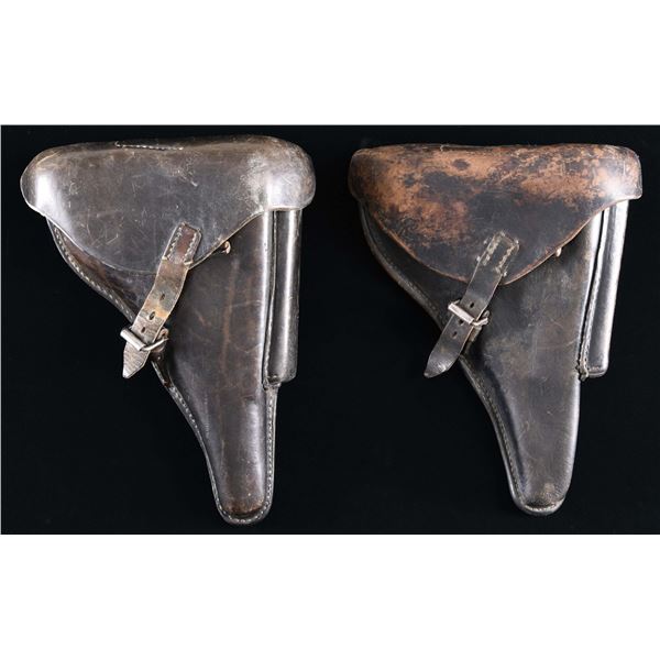 LOT OF 2 DESIRABLE P.08 LUGER HOLSTERS.