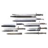 Image 2 : VARYING GROUP OF 7 VINTAGE MILITARY BAYONETS.