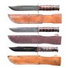 Image 2 : GROUP OF 3 WWII ERA US MARINE CORPS FIGHTING KNIVE