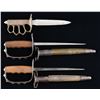 Image 1 : 3 US WWI TRENCH KNIVES.