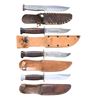 Image 1 : 4 WWII ERA US FIGHTING AND SURVIVAL KNIVES.