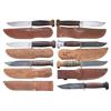 Image 2 : 7 US WWII ERA NAVY MARK 1 FIGHTING/UTILITY KNIVES.