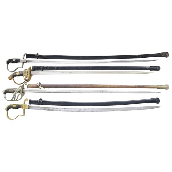 4 IMPERIAL GERMAN SWORDS.