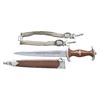 Image 1 : WWII GERMAN SA DAGGER & ARMY DAGGER HANGER.