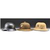 Image 1 : 2 WWII GERMAN PITH HELMETS & 1 LUFTSCHUTZ HELMET
