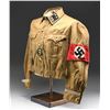 Image 2 : WWII GERMAN SA BROWN SHIRT, BOOK, BUCKLE, & MORE.