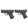 Image 1 : TWO GLOCK SEMI-AUTOMATIC PISTOLS.