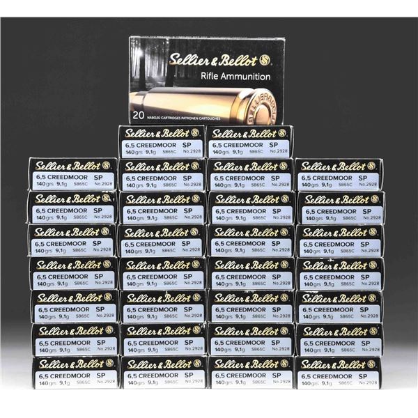 6.5 CREEDMOOR SPORTING RIFLE AMMO.
