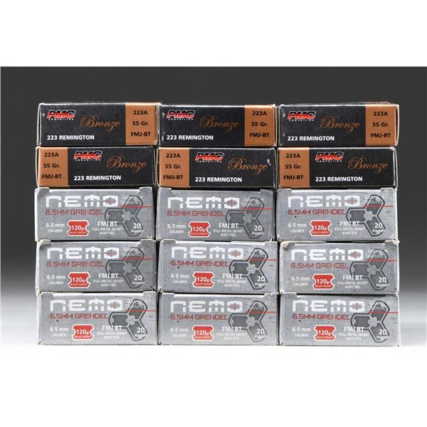 6.5 GRENDEL AND 223 REM AMMO.