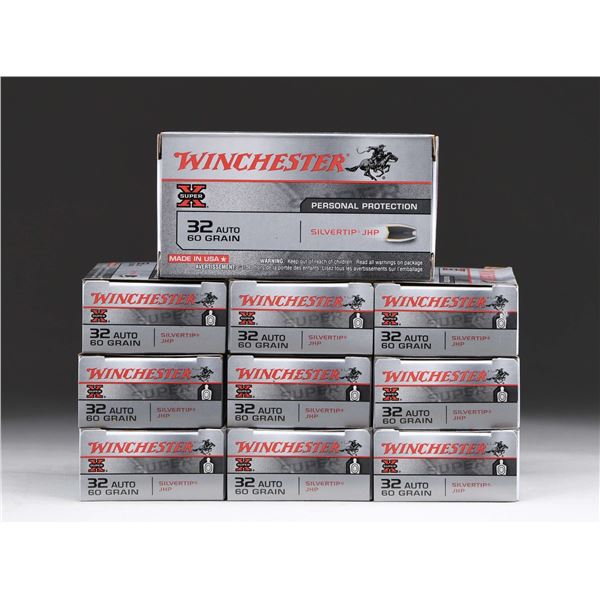 500 RDS OF 32 ACP AMMUNITION.