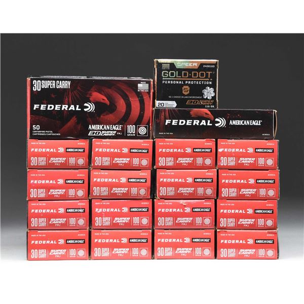 FEDERAL 30 SUPER CARRY AMERICAN EAGLE.