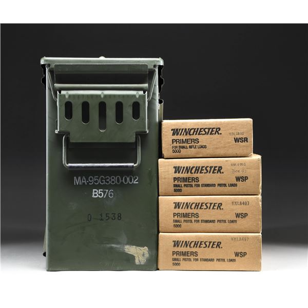 LOT OF 20,000 WINCHESTER PRIMERS.