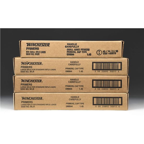 LOT OF 20,000 WINCHESTER RIFLE PRIMERS.