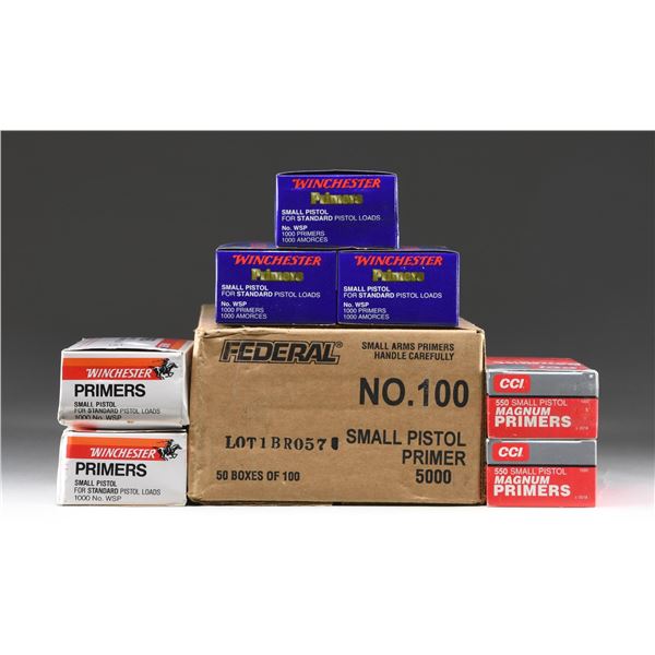 12,000 SMALL PISTOL PRIMERS.