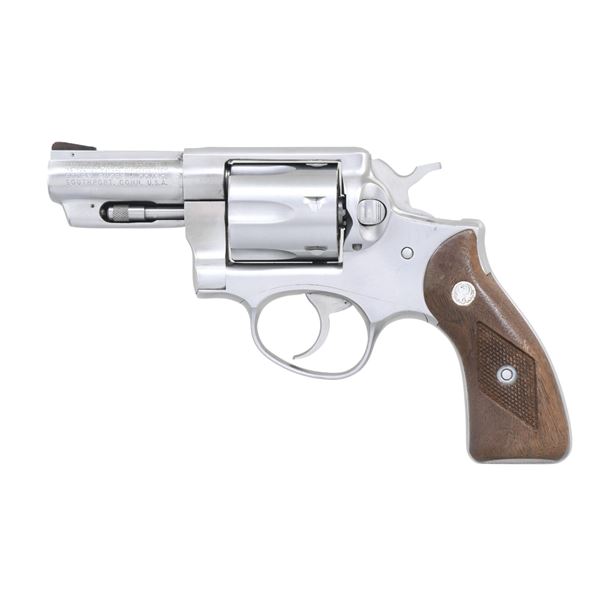 RUGER STAINLESS SPEED-SIX REVOLVER.