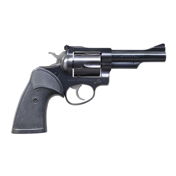 RUGER BLUED SECURITY-SIX REVOLVER.