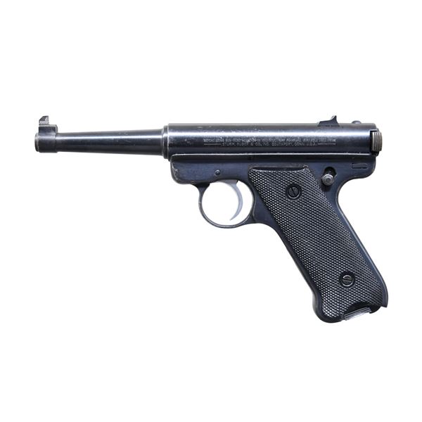 RUGER BLUED STANDARD SEMI-AUTO PISTOL.