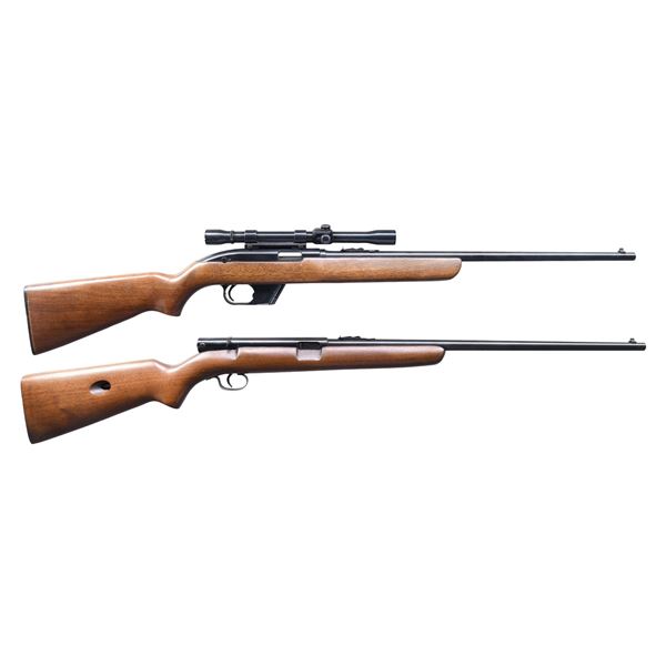 2 WINCHESTER RIMFIRE SEMI AUTO RIFLES.