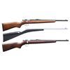 Image 1 : 3 BOY'S / YOUTH RIMFIRE BOLT ACTION RIFLES.