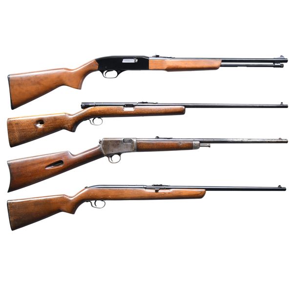 4 WINCHESTER RIMFIRE SEMI AUTO RIFLES.