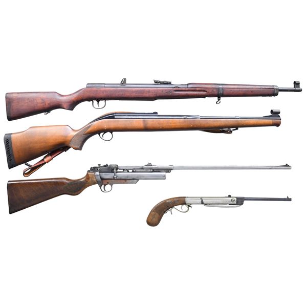 3 AIR RIFLES & 1 PISTOL.