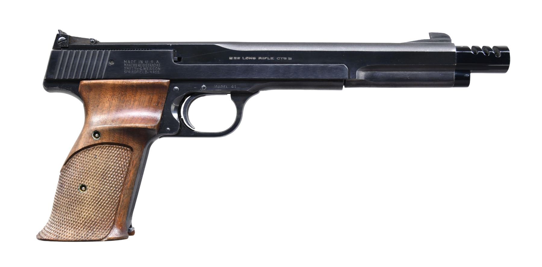 Model 41 SMITH & WESSON MODEL 41 SEMI AUTO PISTOL. - Poulin Auctions