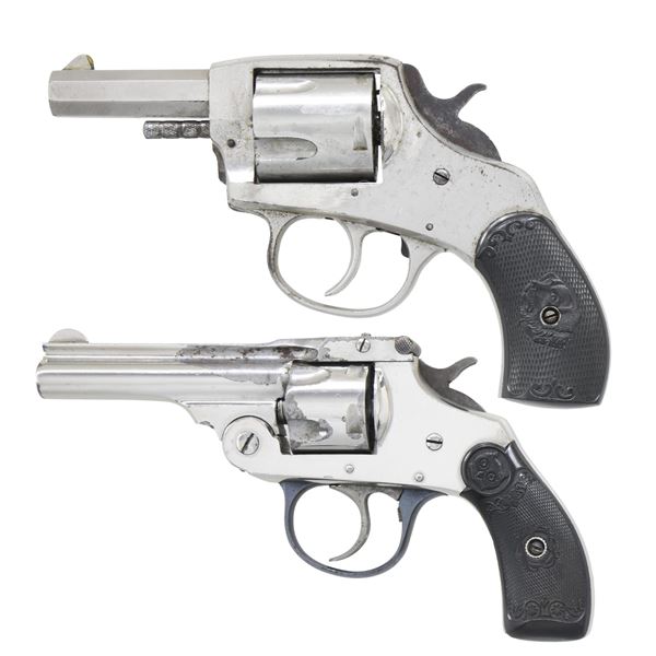 2 IVER JOHNSON DA REVOLVERS.