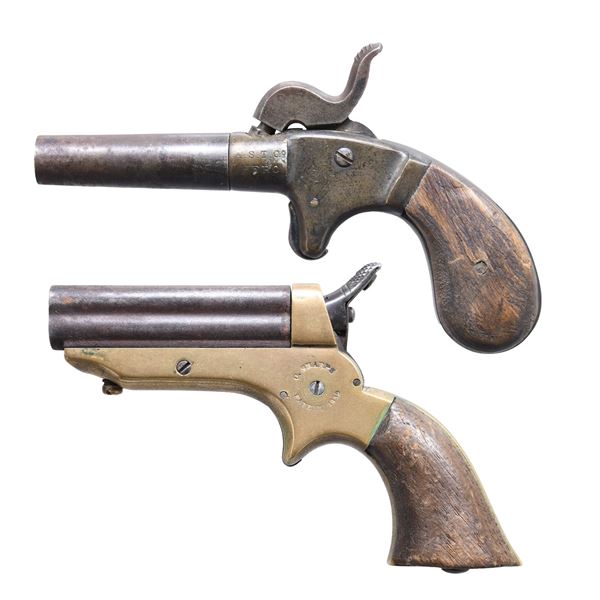 PAIR OF ANTIQUE PISTOLS.