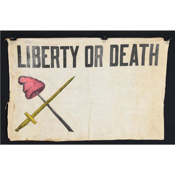 LIBERTY OR DEATH FLAG/BANNER.