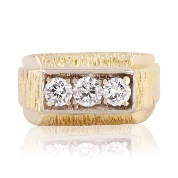 1.00 ctw Diamond 14K Yellow Gold Ring