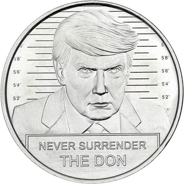Donald Trump Mugshot 1oz .999 Fine Silver Coin