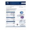 Image 4 : 3.01 ctw Purple Pink and Blue Sapphire and 0.72 ctw Diamond Platinum Ring