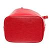 Image 3 : Louis Vuitton Red Epi Leather Noe Shoulder Bag