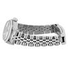 Image 7 : Rolex Ladies Stainless Steel Quickset Silver Index Dial Smooth Bezel Jubilee Ban