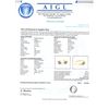 Image 4 : 0.51 ctw K COLOR SI2 CLARITY CENTER Diamond and 0.41 ctw Blue Sapphire 14K Yello