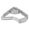 Image 9 : Rolex Ladies Stainless Steel Silver Index 18K White Gold Diamond Bezel Date Watc