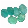 Image 1 : 6.64 ctw Oval Mixed Emerald Parcel