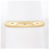 Image 1 : Unisex Classic 14k Yellow Gold 3.1mm Plain Dome Polished Stack Wedding Band Ring