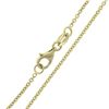Image 7 : 18K Yellow Gold 10.3mm Pink Pearl Solitaire Pendant 18" Cable Chain Necklace