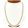 Image 1 : NEW Unisex Solid 14k Yellow Gold 3.4mm Miami Cuban Curb Link 24" Chain Necklace