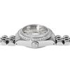 Image 5 : Rolex Ladies Stainless Steel Silver Index Diamond Bezel Date Watch With Rolex Bo