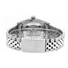 Image 4 : Rolex Mens Stainless Blue Diamond Dial Fluted Bezel 36MM Datejust Wristwatch