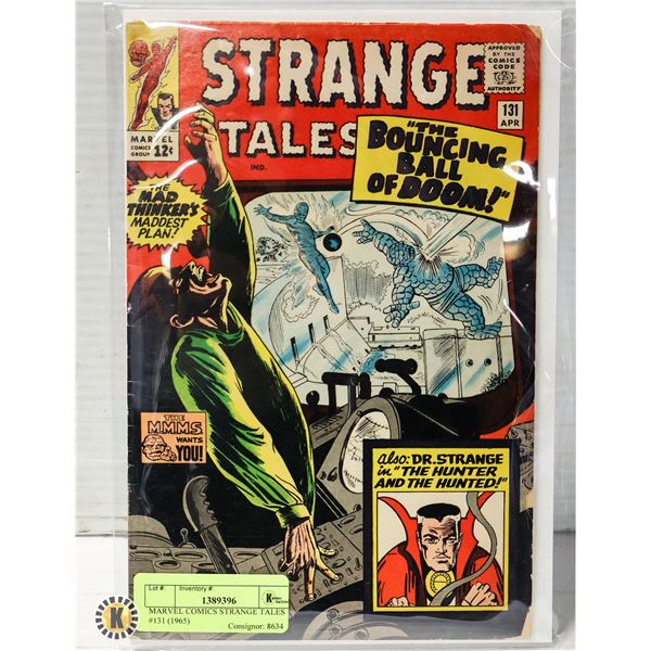 MARVEL COMICS STRANGE TALES #131 (1965)